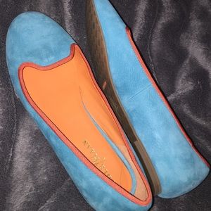 Cole haan teal orange Nike air flats slip ons