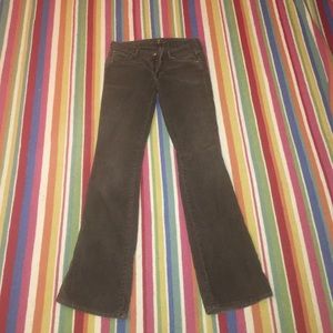 Seven for all mankind size 28 brown corduroys