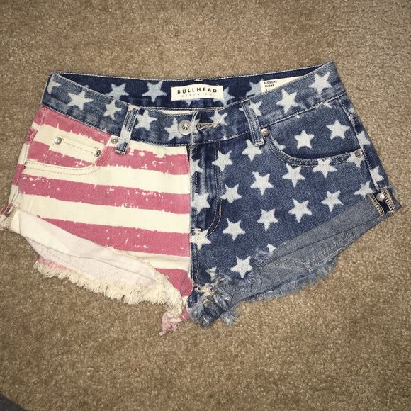 Cute American flag Slouchy shorts