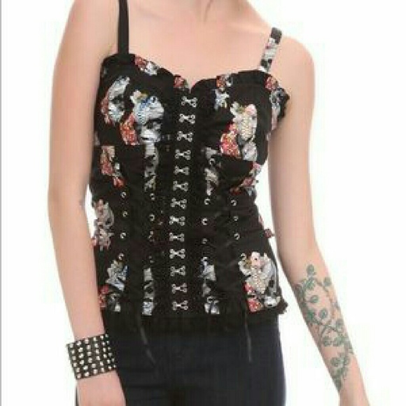 Royal Bones Koi fish corset