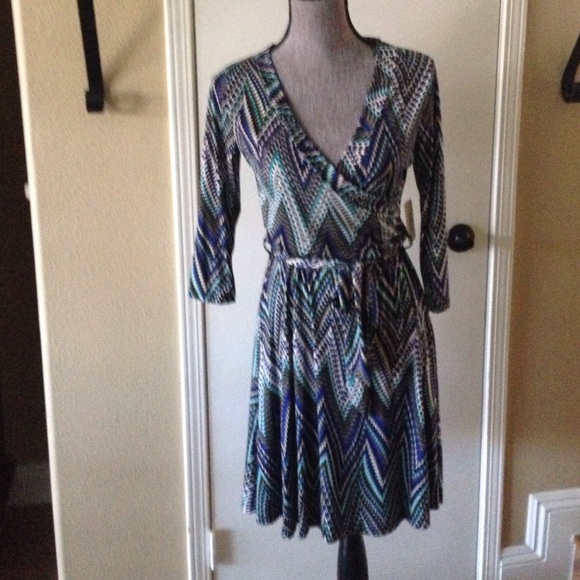 Light weight super flattering wrap dress