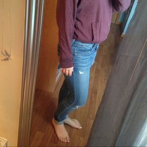 A&E skinny ripped jeans