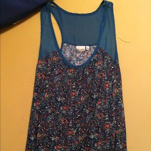 Flower Print Tank Top