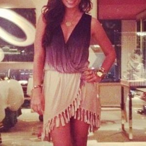 Young Fabulous & Broke ombré mini dress - Size XS