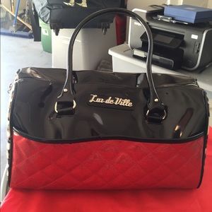 Lux-de-ville large atomic tote