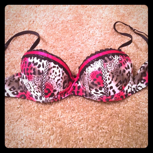 Candie's Leopard Print 34 A Bra