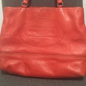 Coach red purse
