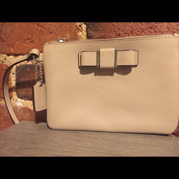 Genuine Leather Coach Wristlet