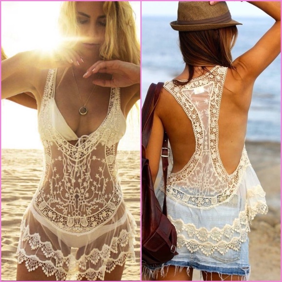 Tamarismom Other - 🌴NEW LISTING🌴 Lace Beach Cover Up