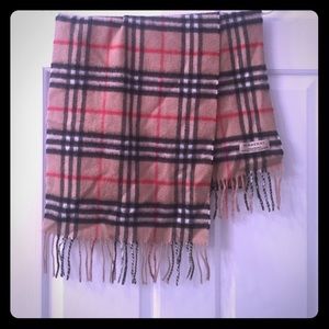 Authentic Cashmere Burberry Scarf