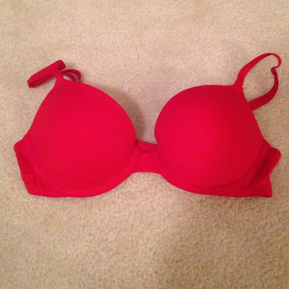 PINK red push up bra!