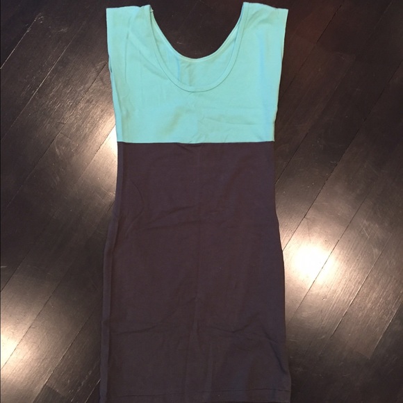 American Apparel two tone dress