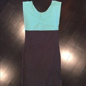 American Apparel two tone dress
