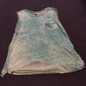 Like new floral tank top size small