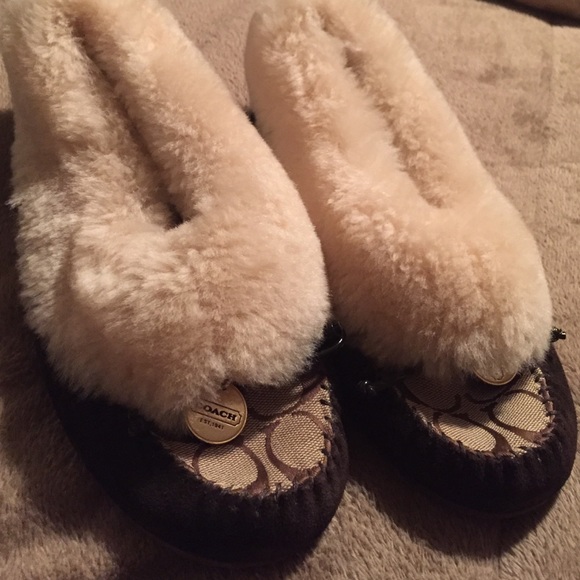 Brown Coach Moccasins