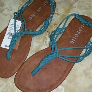 Billabong sandals teal only