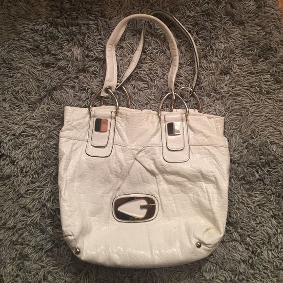 White Guess Shoulder Bag - Picture 1 of 4