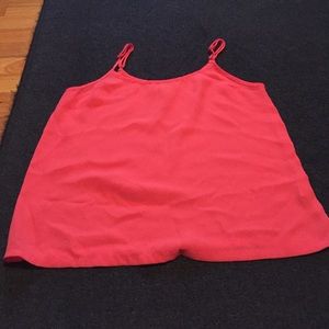 Hot pink, size small, light weight polyester tank