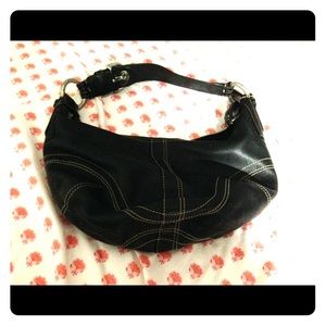 Coach...small, black hobo bag