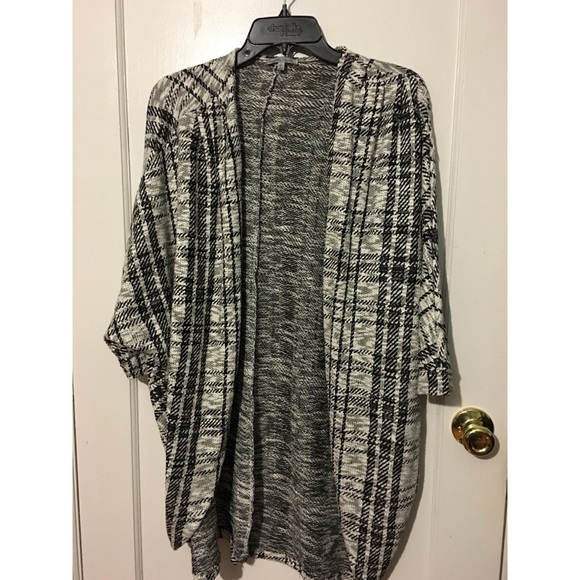 Black & Grey Cardigan