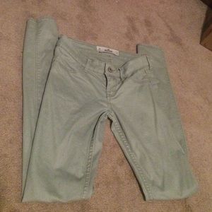 Army green hollister pants