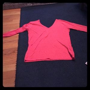 3/4 sleeve, reddish/pink, Urban Outfitters shirt