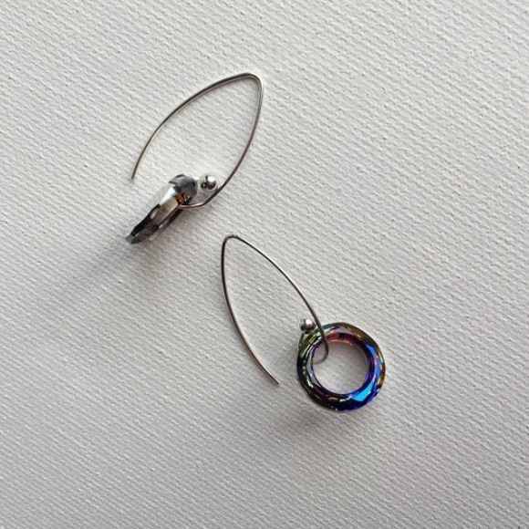 LAST PAIR AVAILABLE Swarovski Cosmic Earrings - Picture 3 of 4