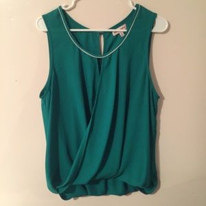 Emerald Silk Blouse