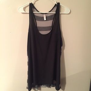 Black & Grey Tank Top