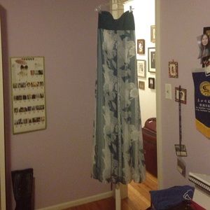 Beautiful Blue Charlotte Russe Maxi Dress