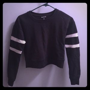 Crop top sweatshirt