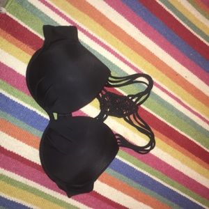 Victoria's Secret black bathing suit top