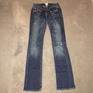 Authentic true religion straight leg jeans