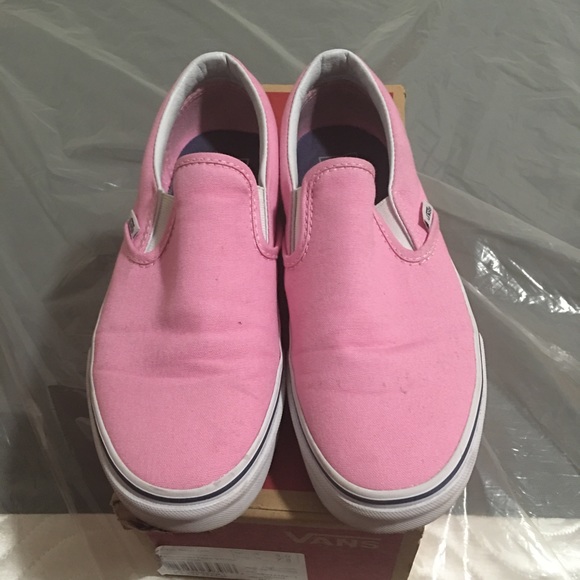 Pink Vans Slip On