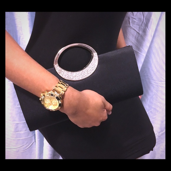 Black Clutch w/ Rhinestones💎