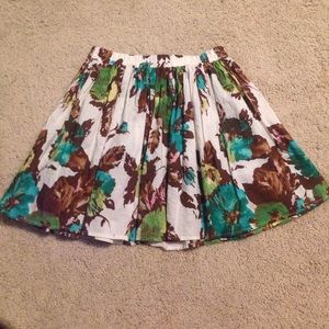 Papaya Floral Skirt