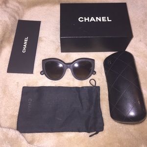 Authentic Chanel Butterfly Polarized Sunglasses