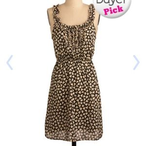 Black Heart Polka Dot Dress
