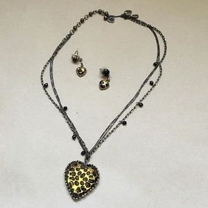 Betsy Johnson Necklace and Earring set