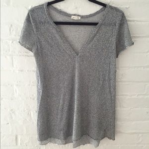 URBAN OUTFITTERS grey knit shirt