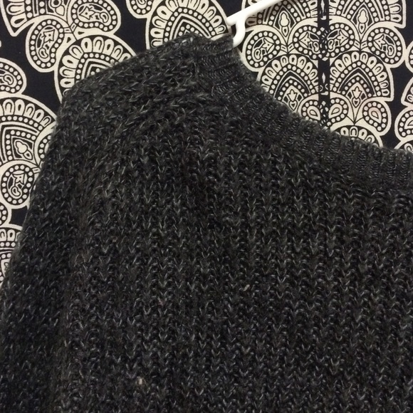 Dark Grey Knitted Sweater - Picture 2 of 2