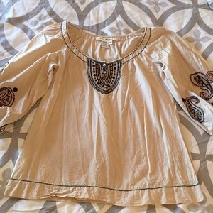 Max Studio Size M Embroidered Shirt