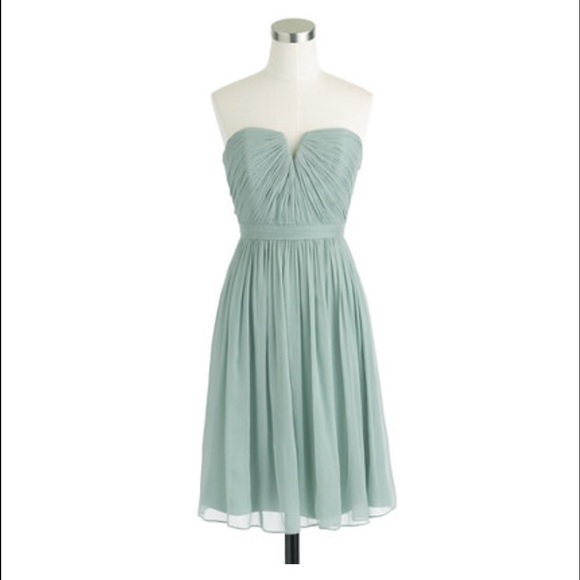 J. Crew Dresses & Skirts - J Crew Nadia Dress in silk chiffon in dusty shale