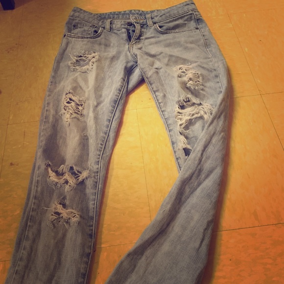Lf skinny boyfriend light wash jeans