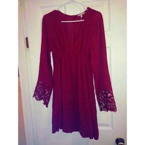 Charlotte Russe v neck lace dress.