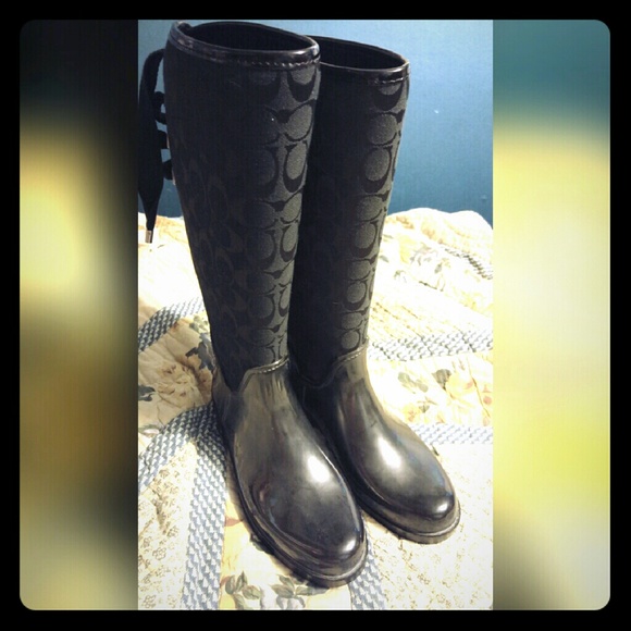 Authentic Coach Rain Boots!