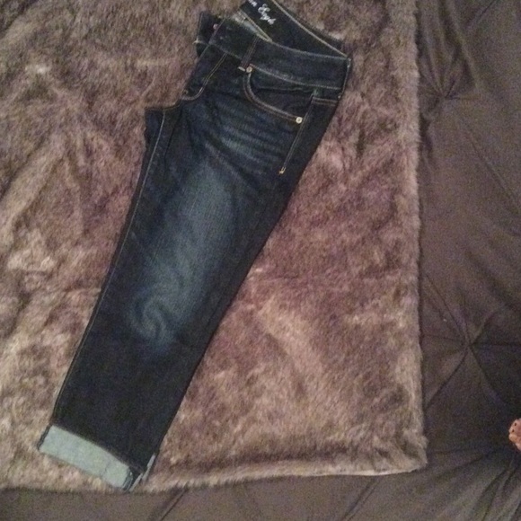 AEO stretch capris