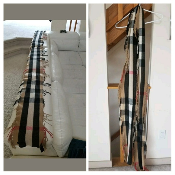 Burberry Prorsum Half Mega Check Scarf AUTHENTIC - Picture 4 of 4