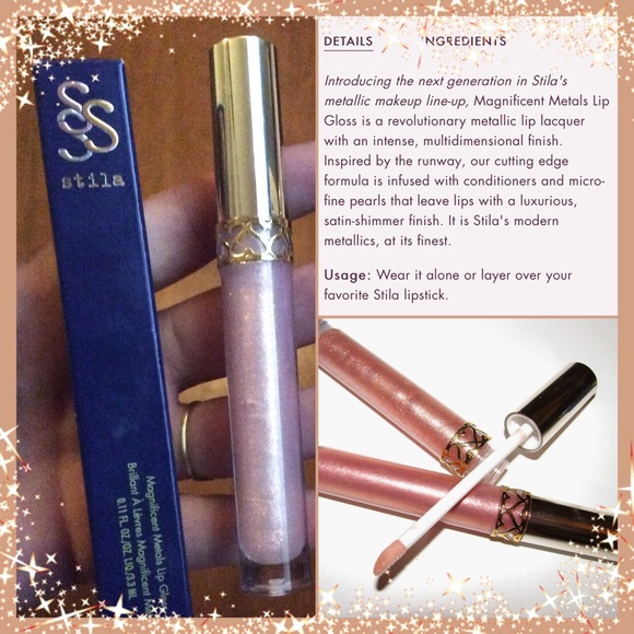 Stila moon stone magnificent metal lipgloss 🌺