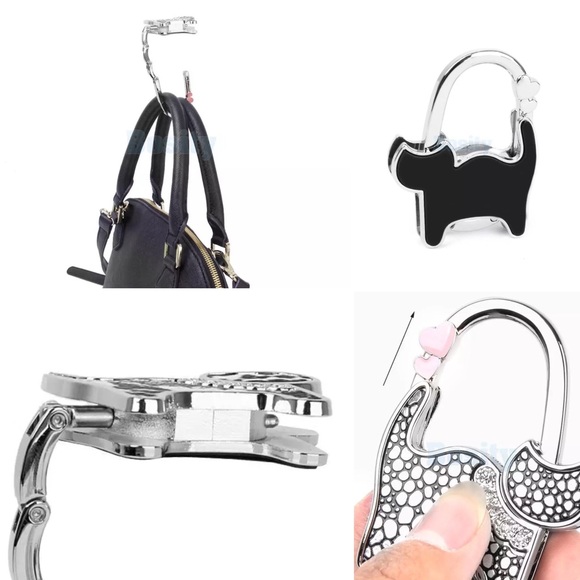 Foldable CAT design handbag HOOK - Picture 2 of 4